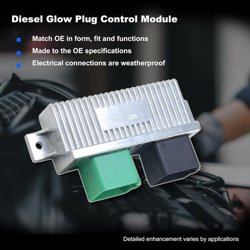 AIKEN Glow Plug Control Module (GPCM) Compatible with Ford E-Series E-350 E-450 F-Series Super Duty 1999-2010 OEM# YC3Z12B533AA,1828565C1. - Image 2